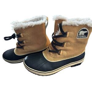 NWT/box Sorel Tivoli Mod Winter Snow Boots women’s sz 10 - tan